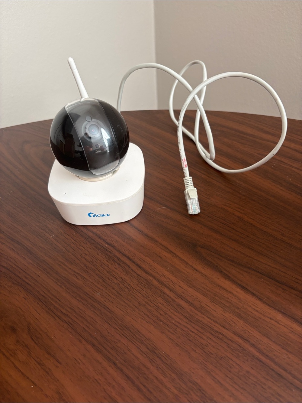 inClick Indoor WiFi Security Camera - Black & White
